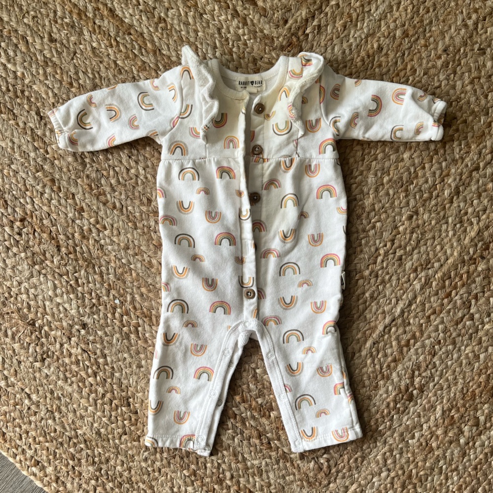 2 Rabbit + Bear onesies